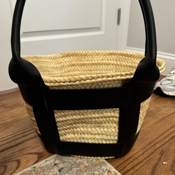 DeMellier Santorini Raffia Basket Bag - NWOT - Picture 7 of 10